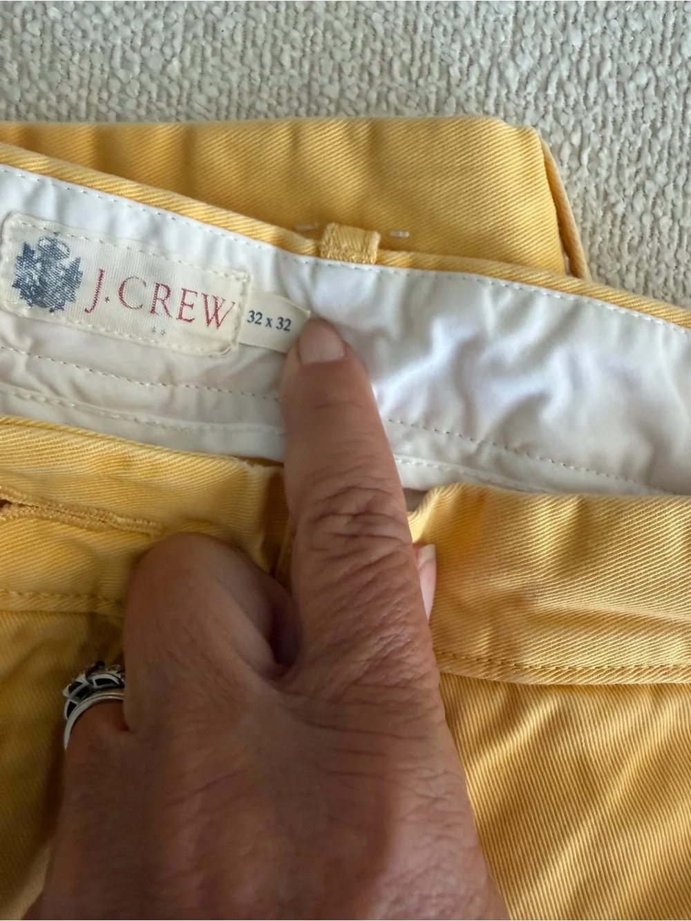 J. Crew Canary Yellow Men's Chinos